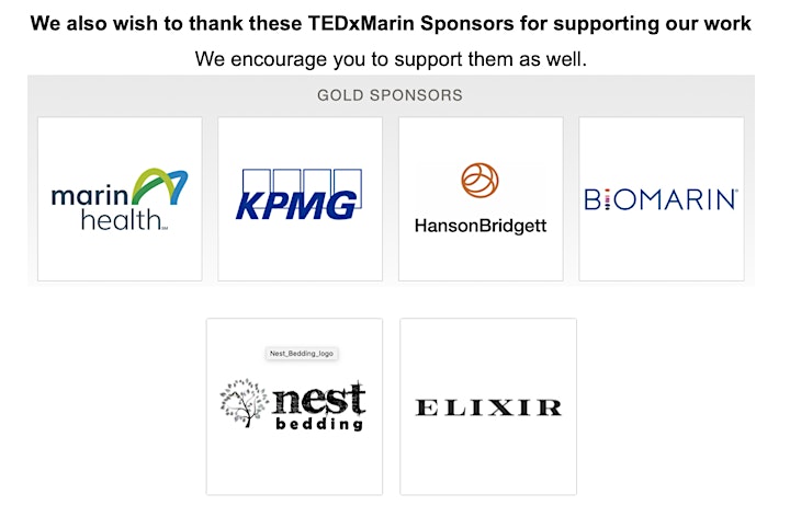 YOU CAN STILL REGISTER for Sleep Program @TEDxMarin.org /for One Week PASS image