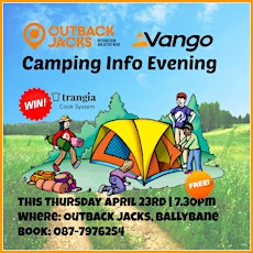 Learn to Camp at Outback Jacks with Vango UK primary image