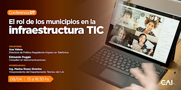 #CharlaDT Conferencia: El rol de los municipios en la infraestructura TIC