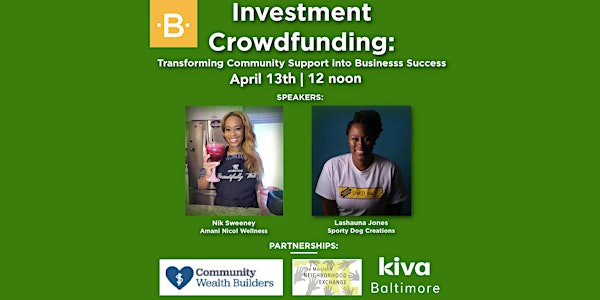 Investment Crowdfunding: Transform Community Support into Business Success