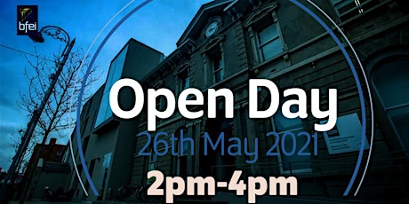 Virtual Open Day (26th May) - Blackrock Further Education Institute (BFEI)