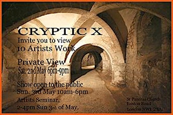 The Cryptic 10 Exhibition – 3rd May (The Crypt Gallery) primary image