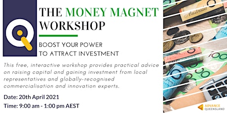 Innovate Queensland's Money Magnet Workshop — Logan & Redlands primary image