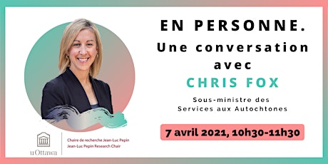 EN PERSONNE: Une conversation avec Chris Fox primary image