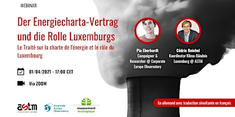 Der Energiechartavertrag und die Rolle Luxemburgs (traduction en français) primary image