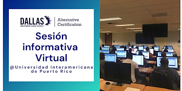 Sesión informativa virtual @ Universidad Interamericana