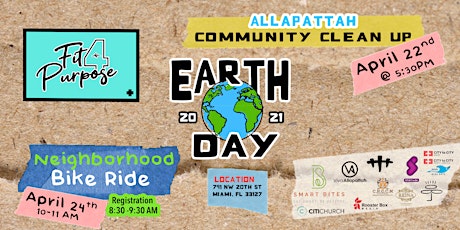 Earth Day 2021 Community Clean Up & Neighborhood Bike Ride primary image