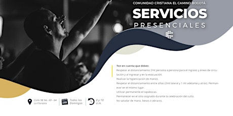 Imagen principal de Servicio Presencial - Domingo 4 de abril, 8: 00 y 10:00 a.m.