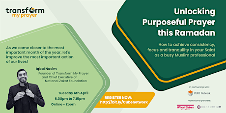 Transform My Prayer: Unlocking Purposeful Prayer This Ramadan primary image