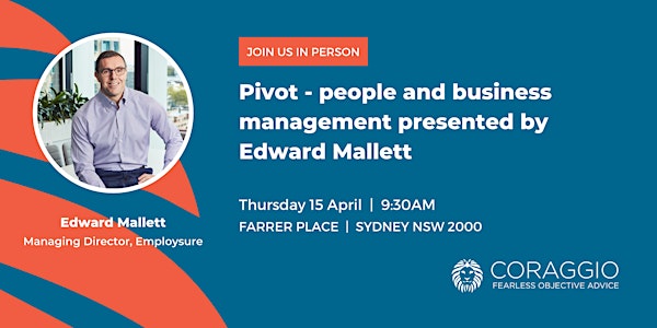 Pivot - people and business management presented by Edward Mallett