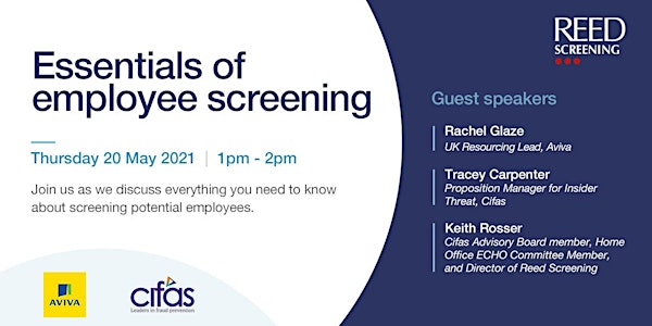 Essentials of Employee Screening