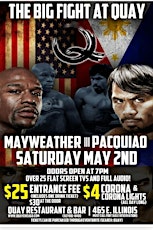 Mayweather vs Pacquiao at QUAY! primary image