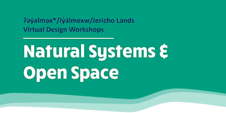 Jericho Lands Virtual Design Workshops: Natural Systems and Open Space primary image