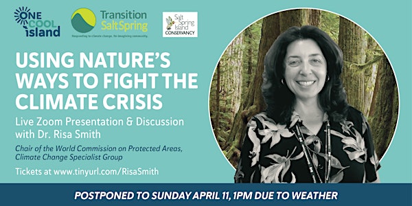 RESCHEDULED: Using Nature’s Ways to Fight the Climate Crisis