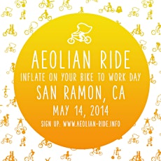 San Ramon! Join an inflatable Bike to Work Day ride with Aeolian Ride! primary image