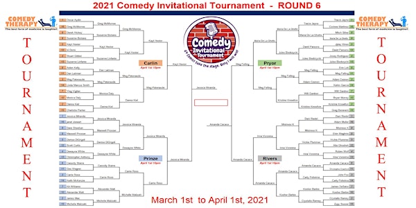 The Comedy Invitational Tournament - Finals - Apr 1st