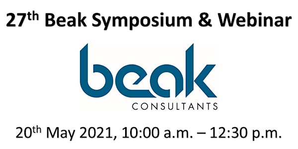 27th Annual Beak Symposium (Online Webinar)