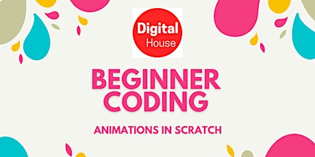 Hauptbild für Coding for Beginners  | 5-week course  - Animations with Scratch ( 6+)