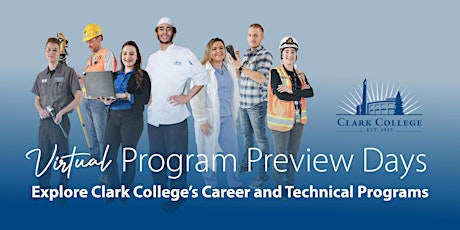 Clark College Virtual Program Preview Days primary image