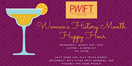 Imagen principal de PWIFT Women's Month Happy Hour 2021