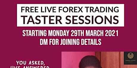 Imagem principal do evento Free Live Forex Trading Taster sessions