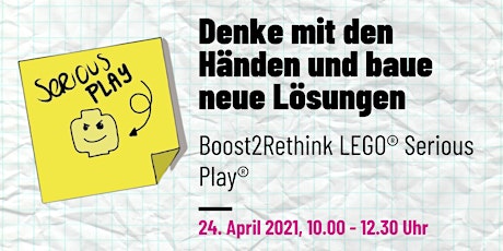 Hauptbild für LEGO® Serious Play®  - Denke mit den Händen, baue neue Lösungen