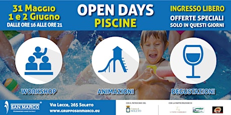 Immagine principale di Open Days Piscine San Marco 2015 