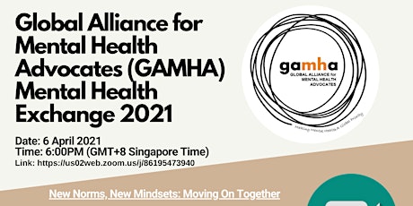 Global Alliance for Mental Health Advocates (GAMHA) Mental Health Exchange primary image