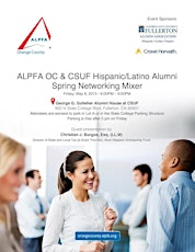 ALPFA OC Spring Networking Mixer with CSUF Hispanic-Latino Alumni Chapter primary image