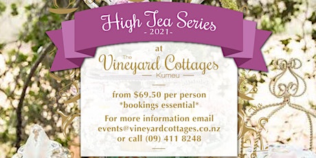 High Tea at Vineyard Cottages primary image