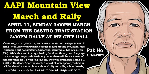AAPI Mountain View March and Rally