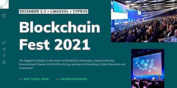 Blockchain Fest 2021 - Cyprus Event. Online stream
