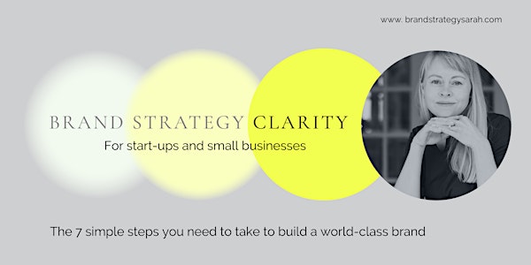 Brand Strategy Clarity For Start-Ups and Small Businesses
