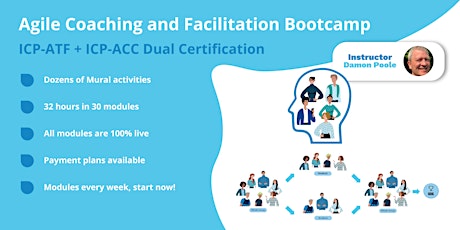 Agile Coaching and Facilitation Bootcamp (On Specific Dates in April)