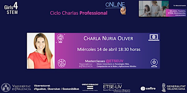 Charla Girls4STEM Professional Nuria Oliver