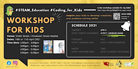 STEAM Coding/Making Workshops | STEAM Education [Ages 6-16]@Chinatown primary image