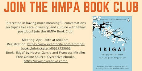 HMPA Book Club: April primary image
