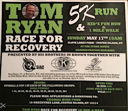 Tom Ryan "Race For Recovery" primary image
