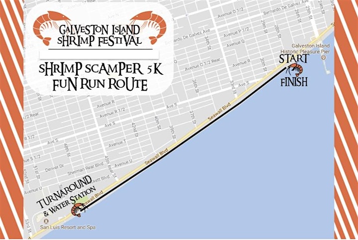 Galveston Island Shrimp Festival 5K Fun Run/Walk image
