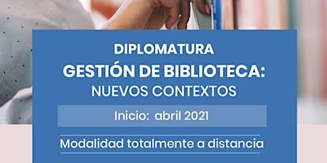 Diplomatura en Gestión de Bibliotecas - cuota abril 2021
