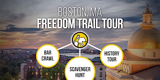 Immagine principale di Boston Bar Crawl and Freedom Trail Walking History Tour 