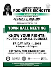 Town Hall Meeting - Know Your Rights: Housing and Small Business primary image