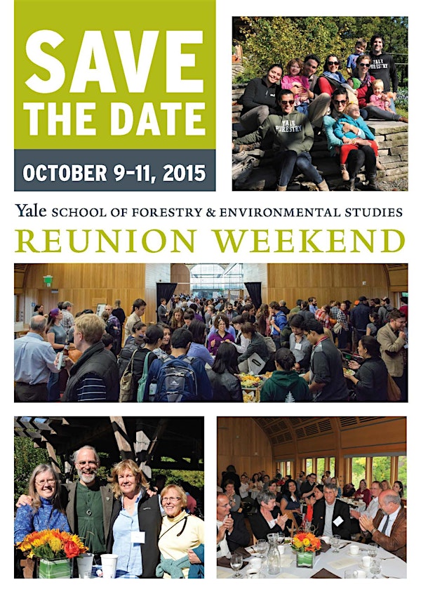 Yale F&ES Reunion Weekend 2015