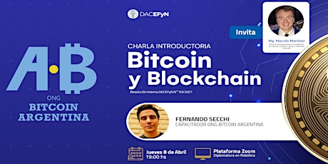 Imagen principal de Charla Introductoria Bitcoin y Blockchain