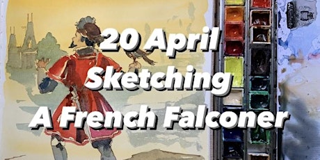 Sketching a French Falconer (Travel Series) primary image
