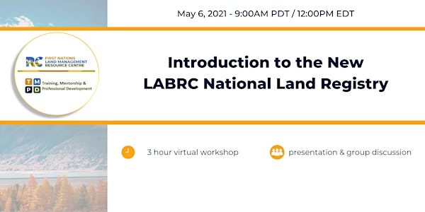 TMPD Workshop - Introduction to the New National Land Registry