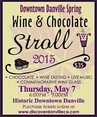 Danville Spring Wine & Chocolate Stroll 2015 primary image