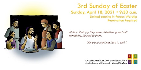 3rd Sunday of Easter - Apr. 18, 2021 primary image