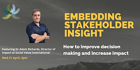 Embedding Stakeholder Insights: improving decision making and impact primary image