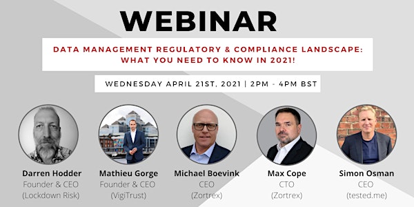 Data Management regulatory & compliance landscape: What you need to know!